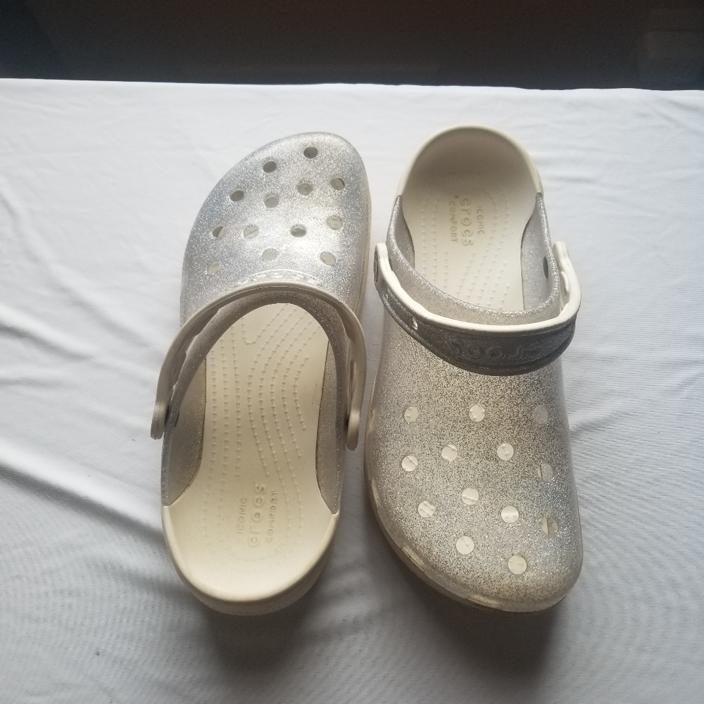 Glitter Crocs